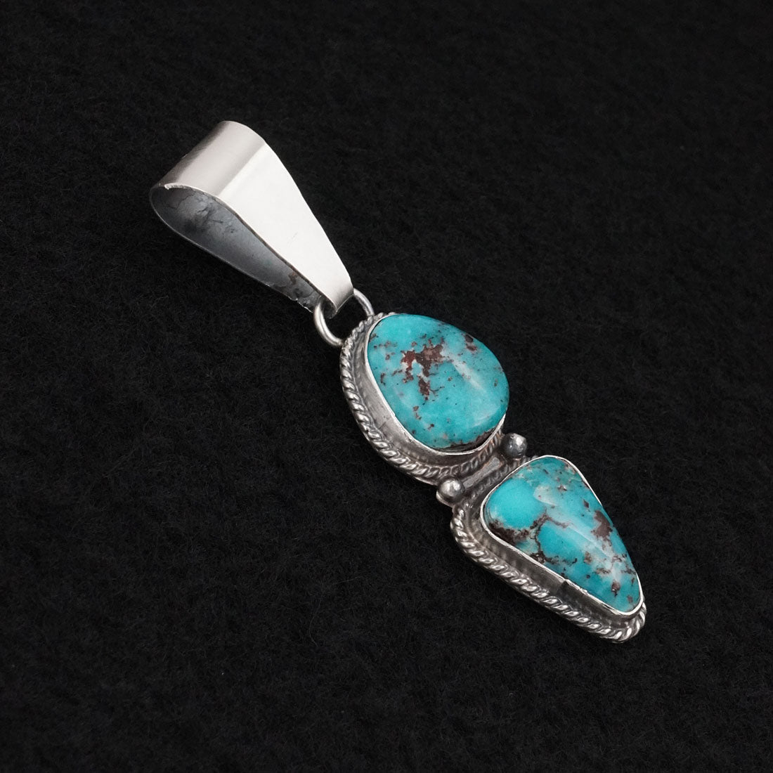 Rena Begay Turquoise & Sterling Silver Pendant