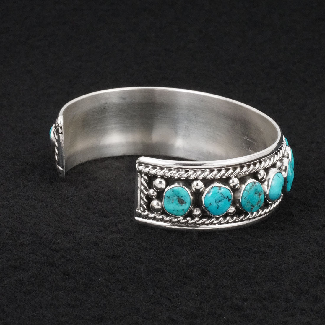 Chester Charley Turquoise & Sterling Silver Bracelet
