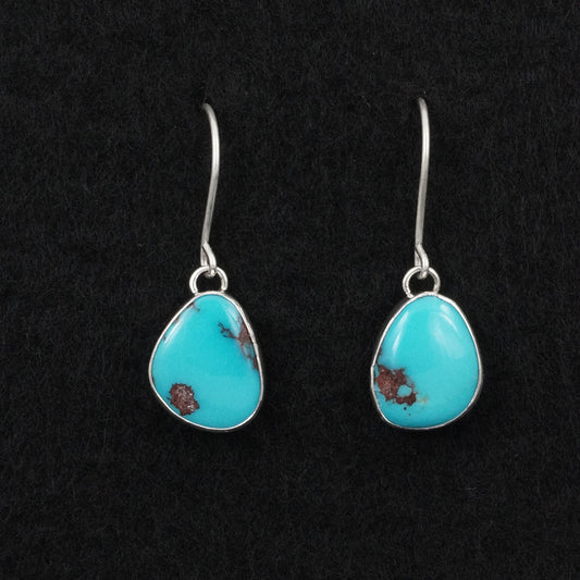 Eugene Gruber Turquoise & Sterling Silver Earrings