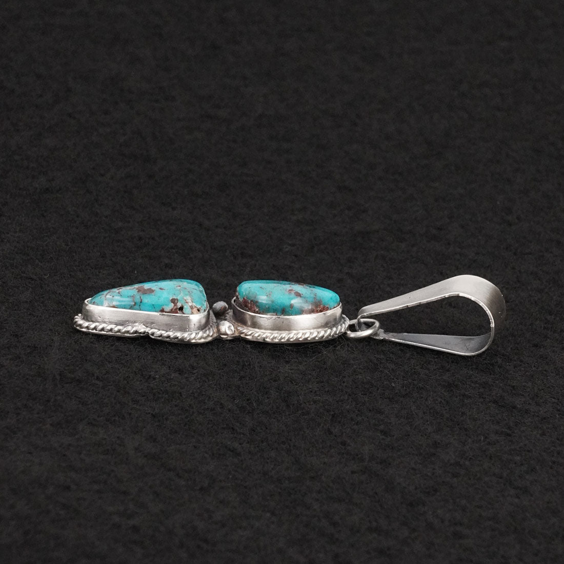 Rena Begay Turquoise & Sterling Silver Pendant