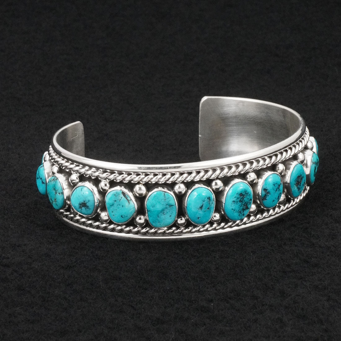 Chester Charley Turquoise & Sterling Silver Bracelet