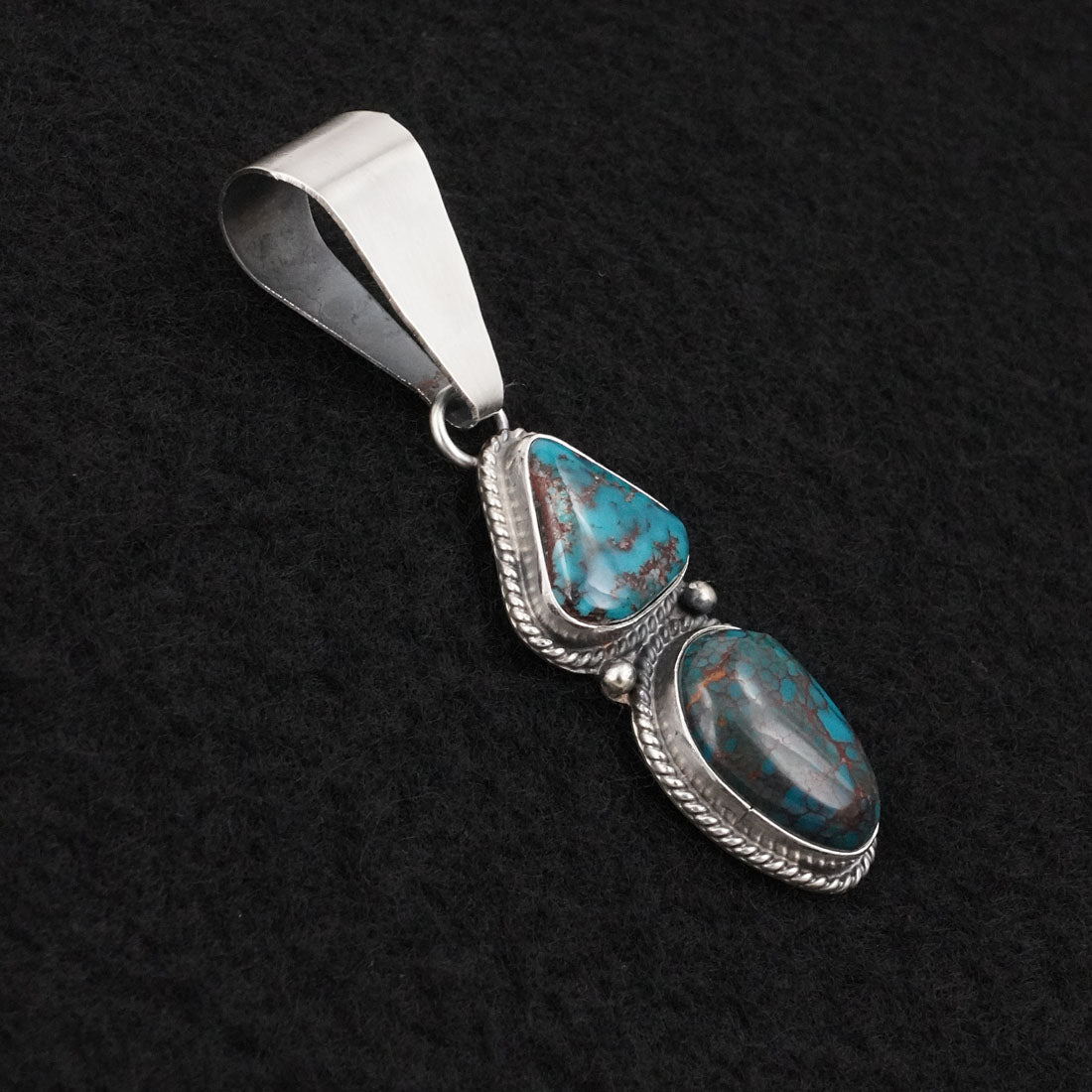 Rena Begay Turquoise & Sterling Silver Pendant