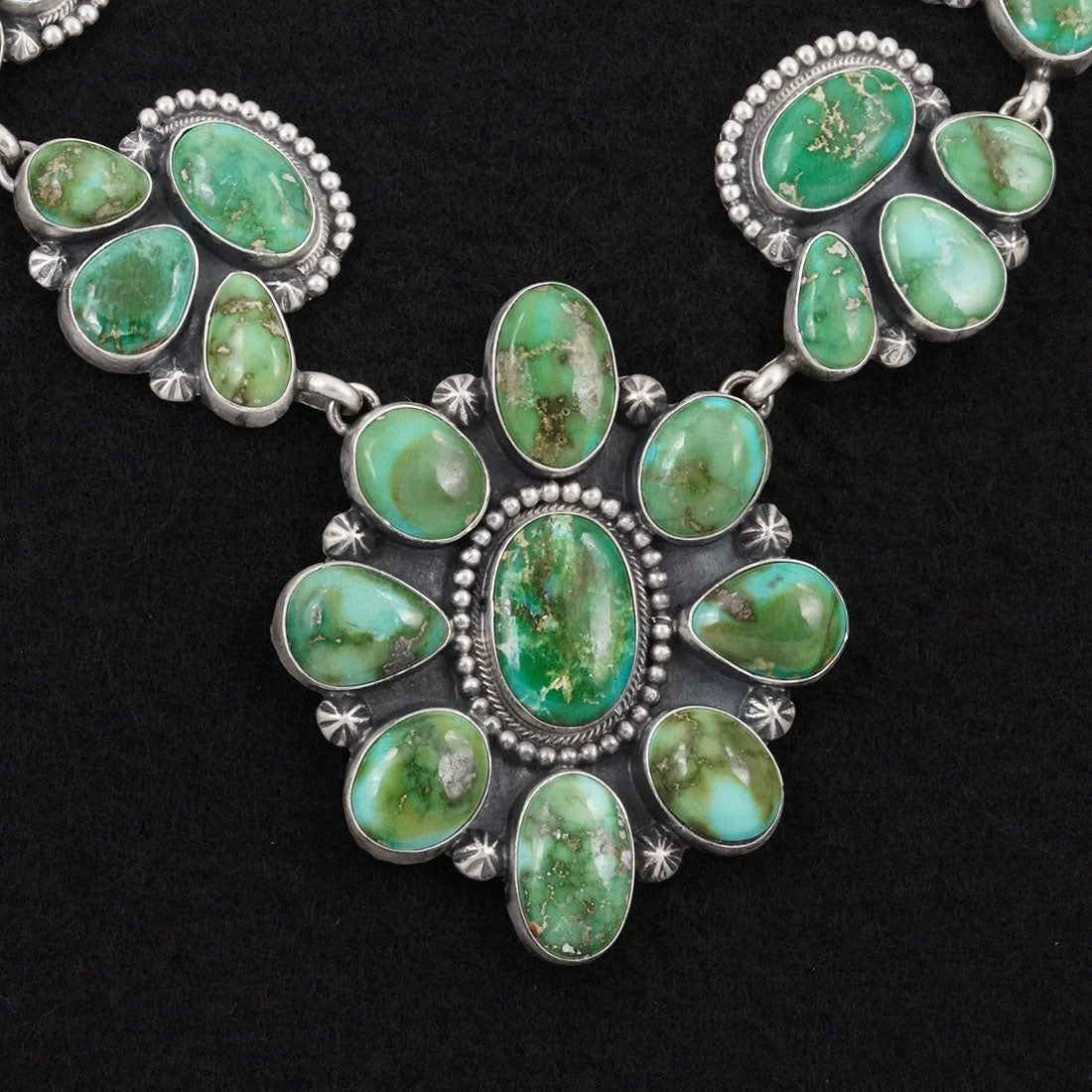 Darrin Livingston Turquoise & Sterling Silver Necklace Set