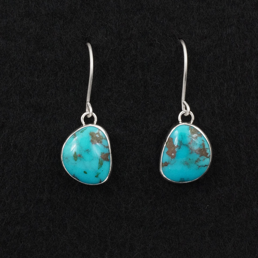 Eugene Gruber Turquoise & Sterling Silver Earrings