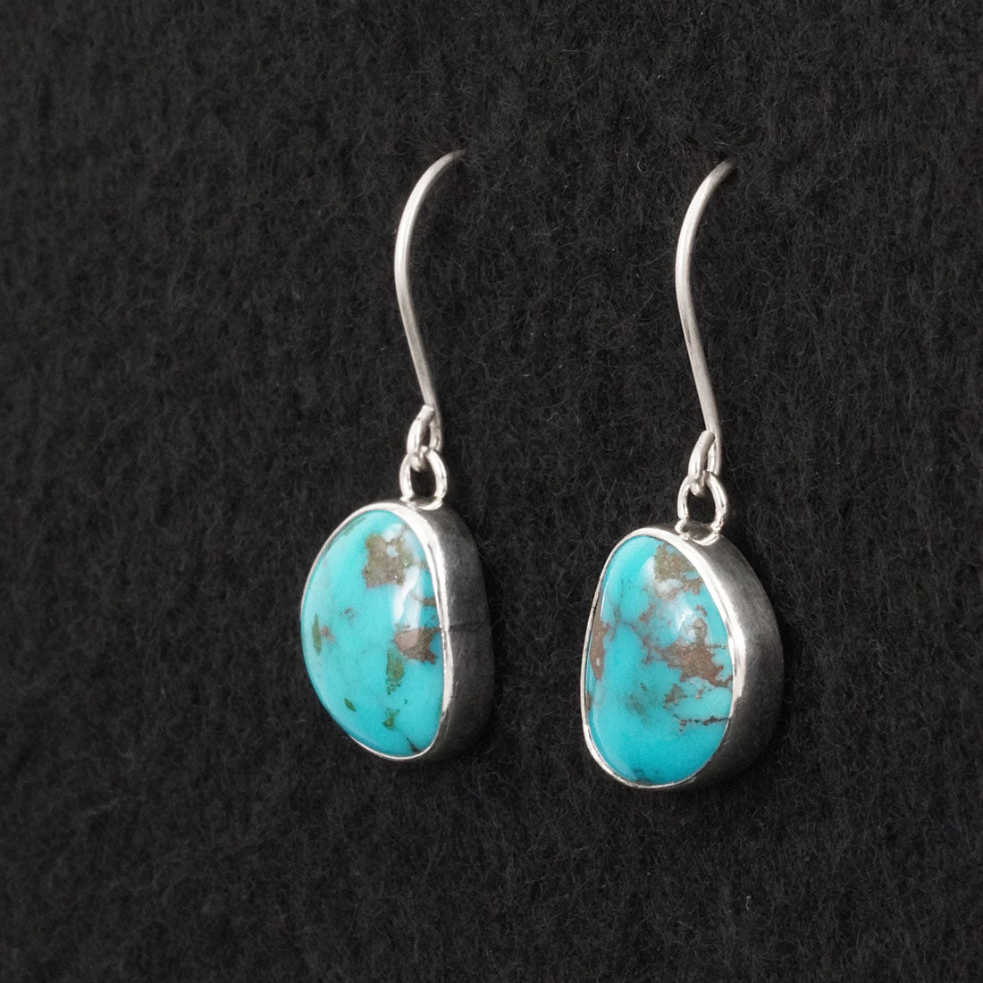 Eugene Gruber Turquoise & Sterling Silver Earrings