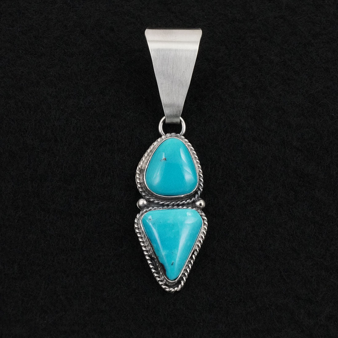 Rena Begay Turquoise & Sterling Silver Pendant