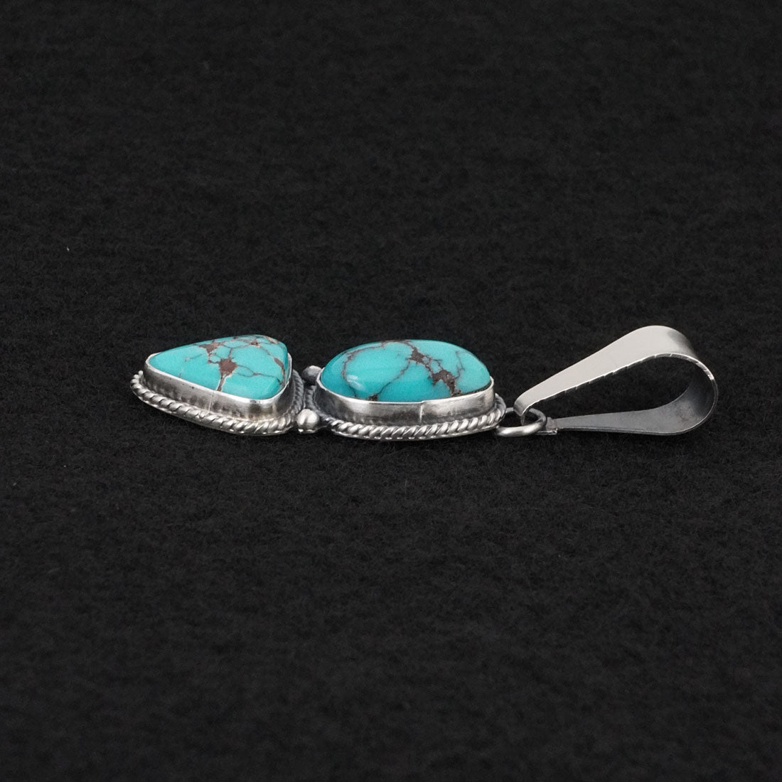 Rena Begay Turquoise & Sterling Silver Pendant