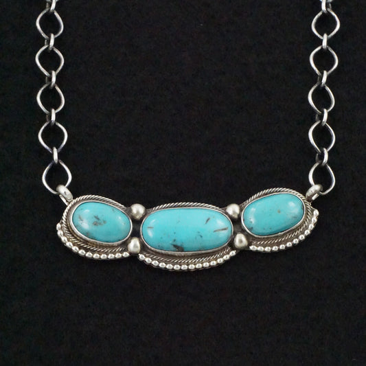 Kathleen Livingston Turquoise & Sterling Silver Necklace