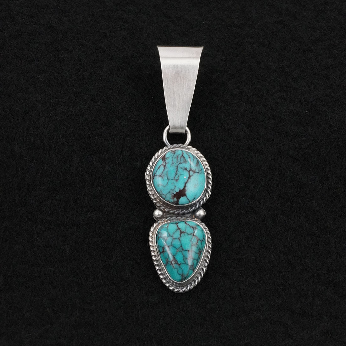 Rena Begay Turquoise & Sterling Silver Pendant