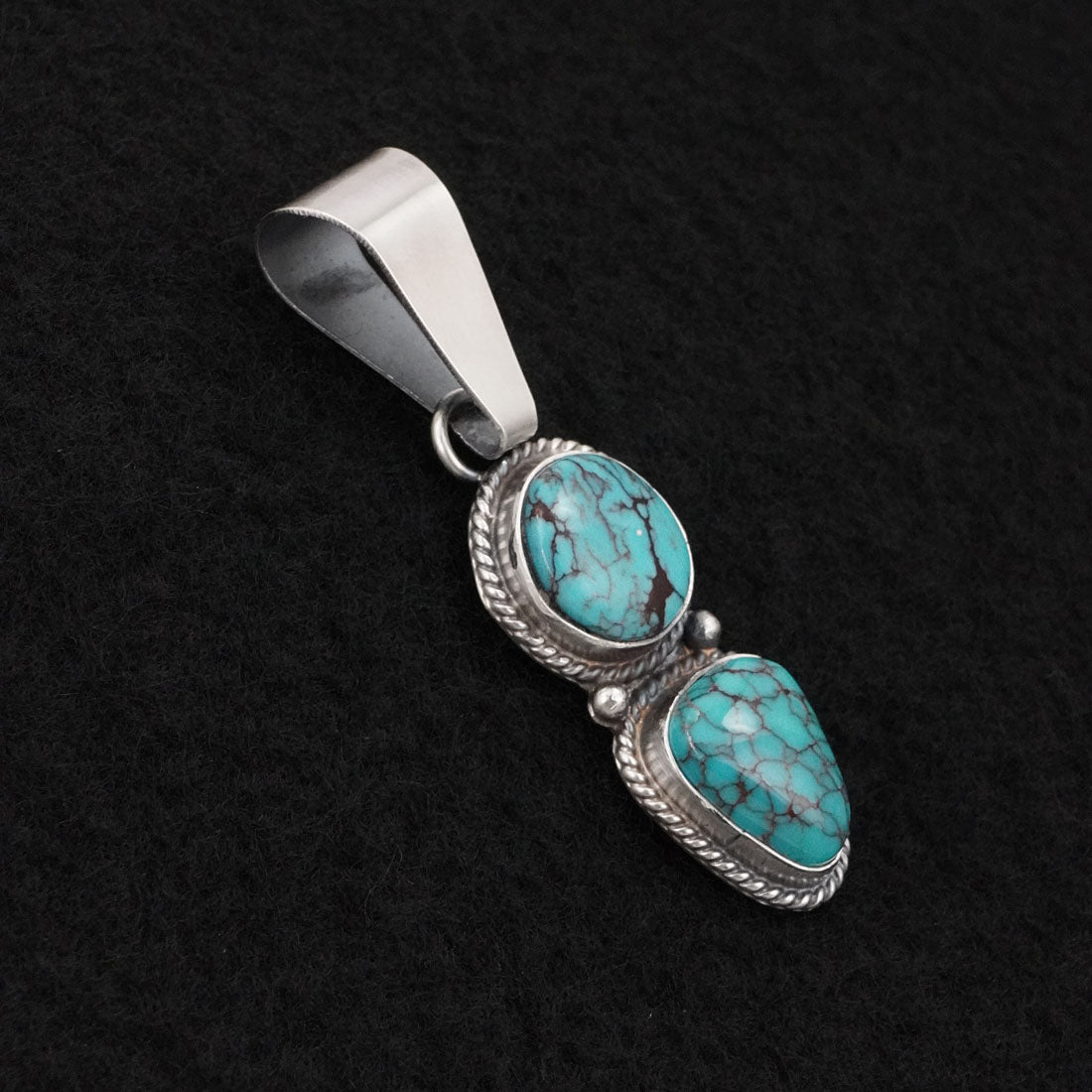 Rena Begay Turquoise & Sterling Silver Pendant
