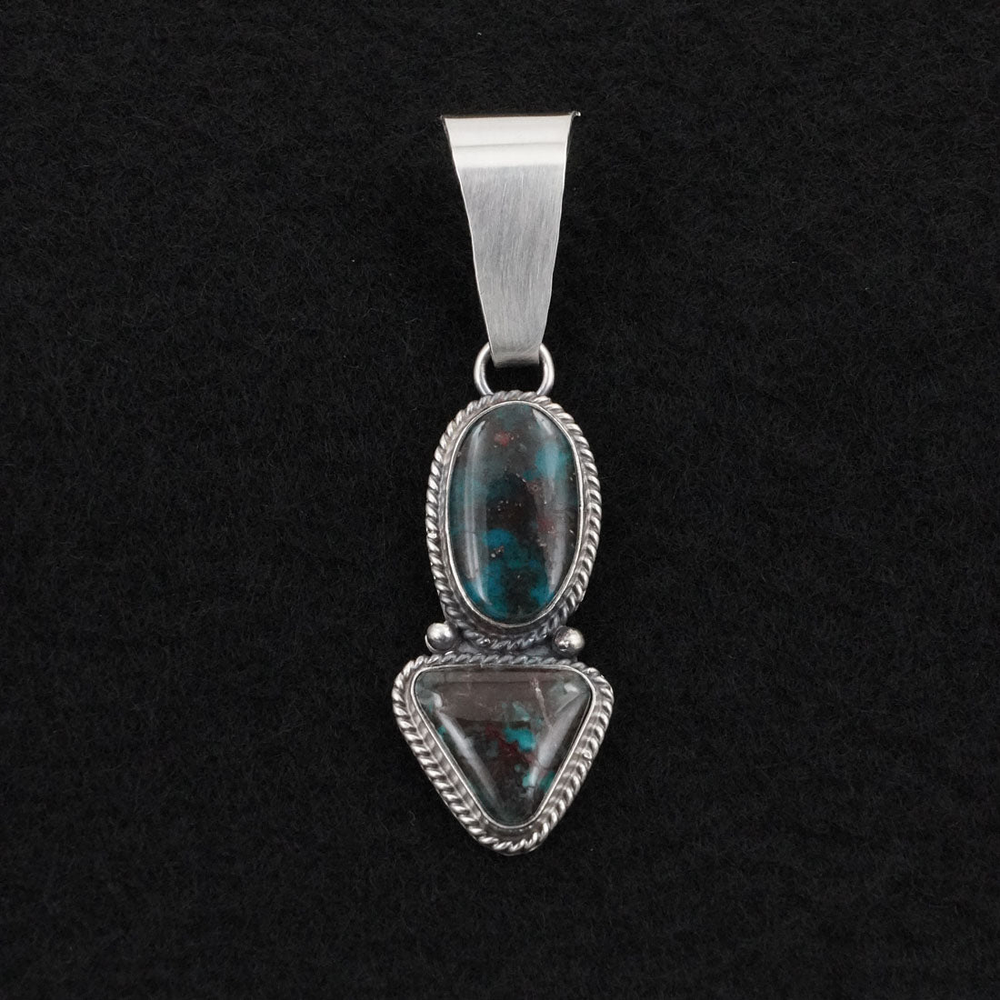 Rena Begay Turquoise & Sterling Silver Pendant