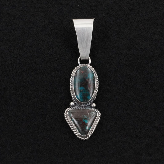 Rena Begay Turquoise & Sterling Silver Pendant