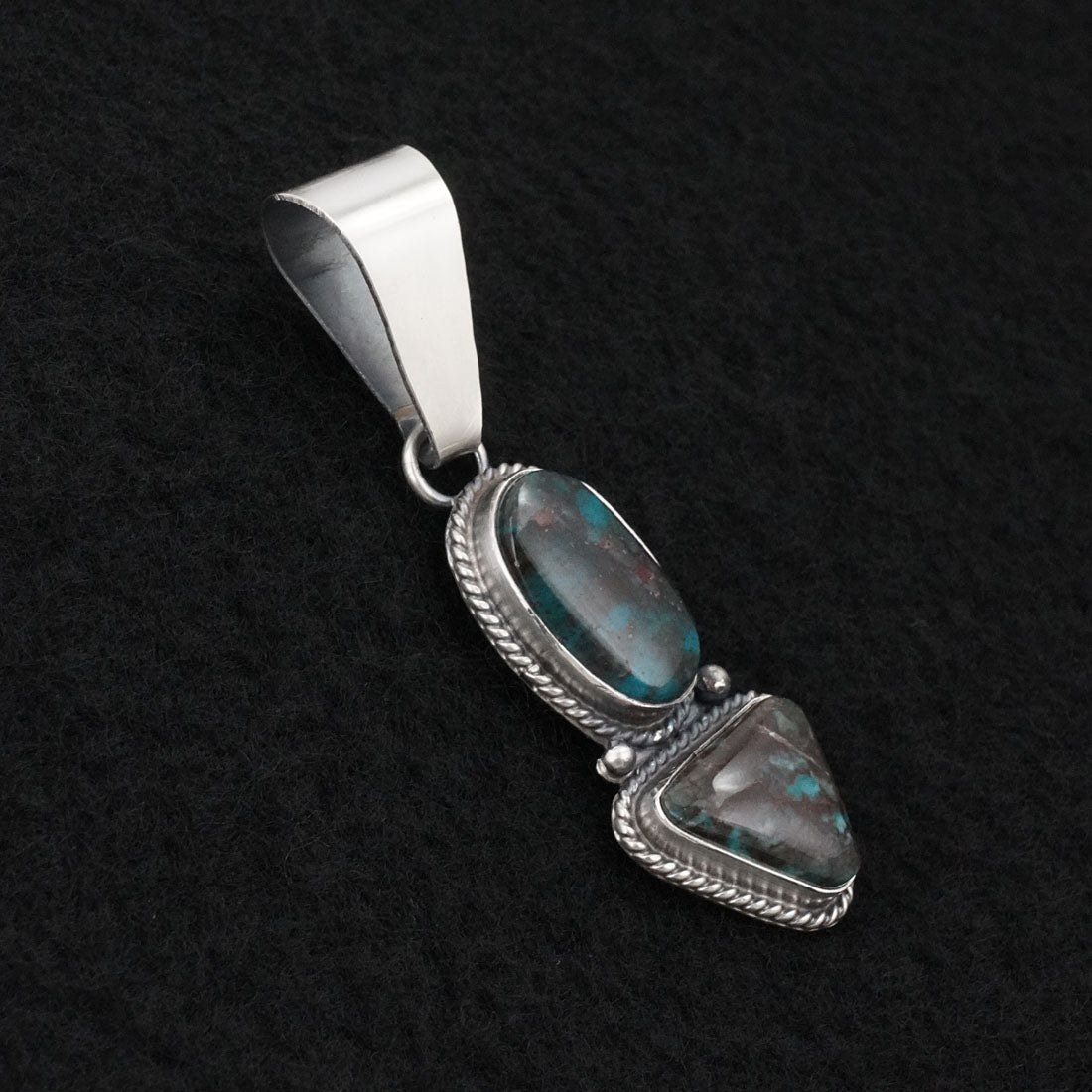 Rena Begay Turquoise & Sterling Silver Pendant