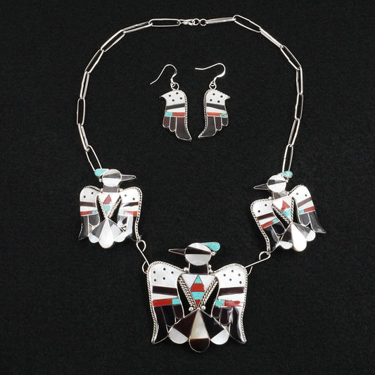 Corraine Shack Multi-Stone & Sterling Silver Necklace Set