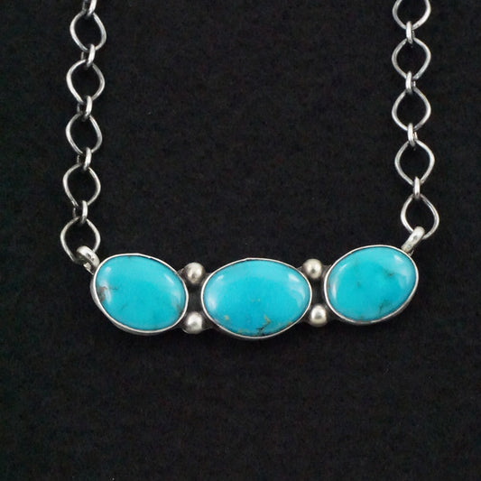 Kathleen Livingston Turquoise & Sterling Silver Necklace