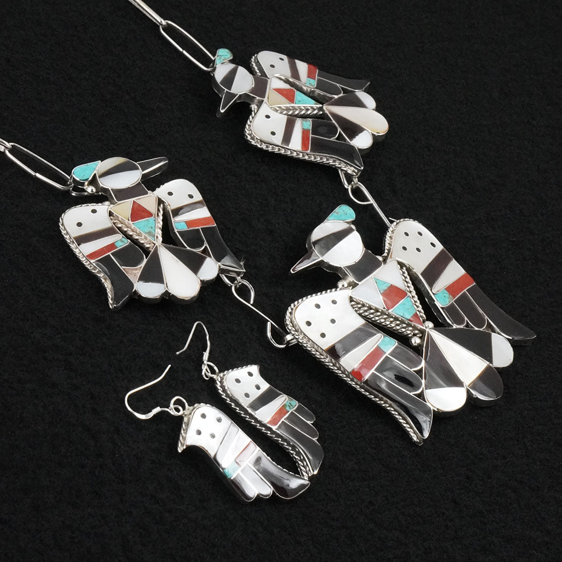 Corraine Shack Multi-Stone & Sterling Silver Necklace Set