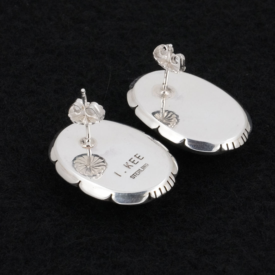 Irene Kee Turquoise & Sterling Silver Earrings