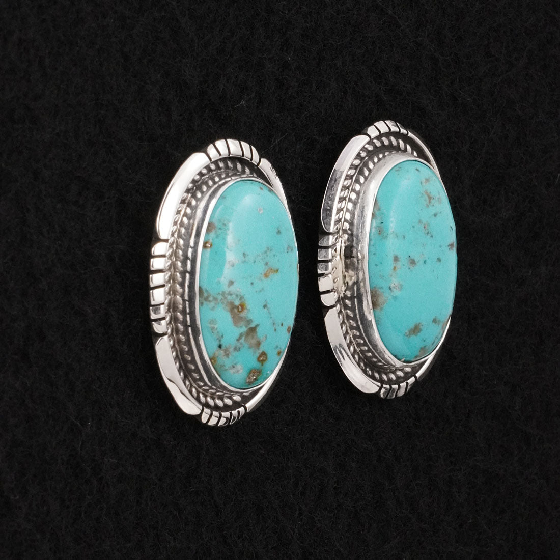 Irene Kee Turquoise & Sterling Silver Earrings