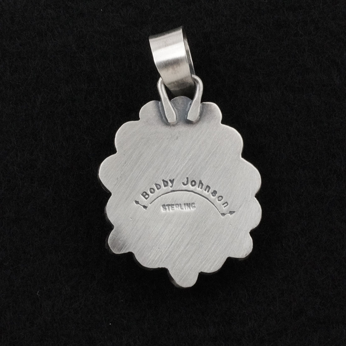 Bobby Johnson Turquoise & Sterling Silver Pendant