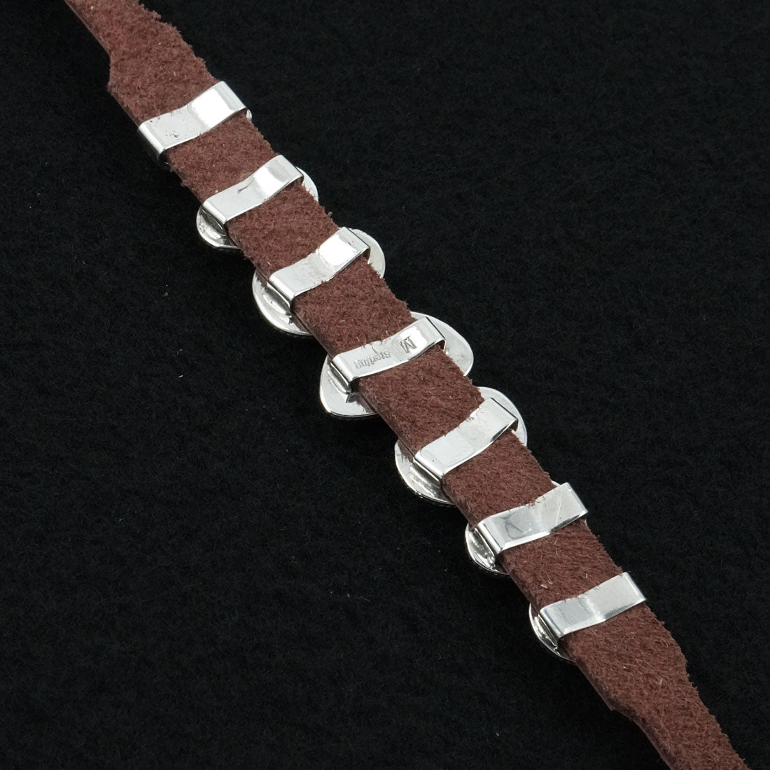 Marlene Ramone Turquoise, Sterling Silver & Leather Bracelet