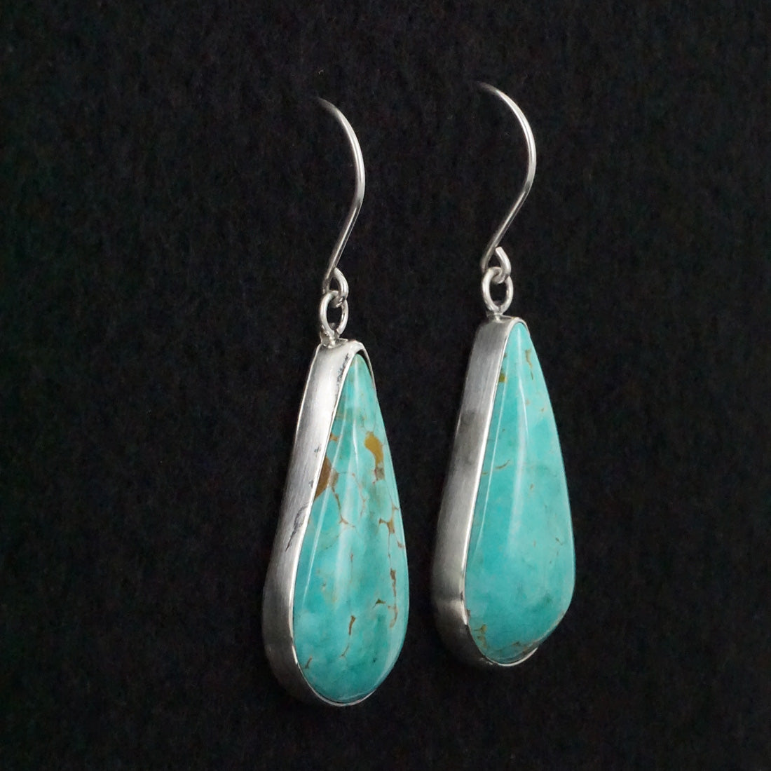 Rena Begay Turquoise & Sterling Silver Earrings