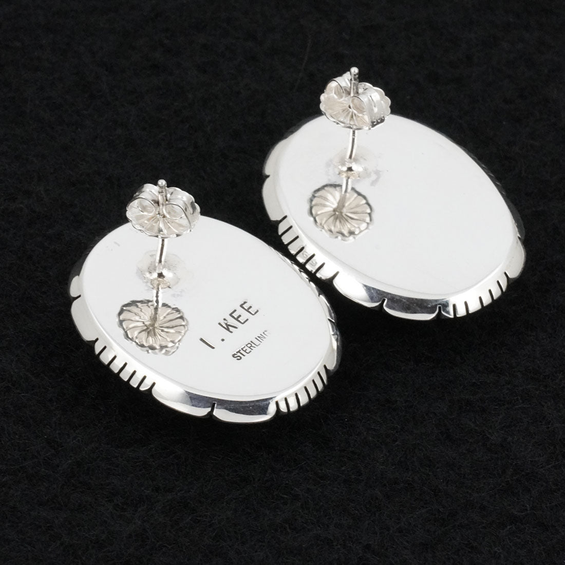 Irene Kee Turquoise & Sterling Silver Earrings