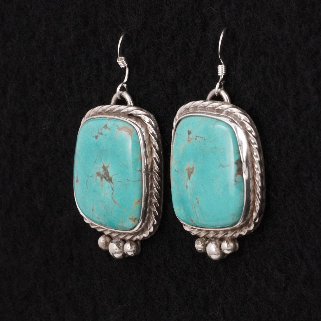 Aaron Robertson Turquoise & Sterling Silver Earrings