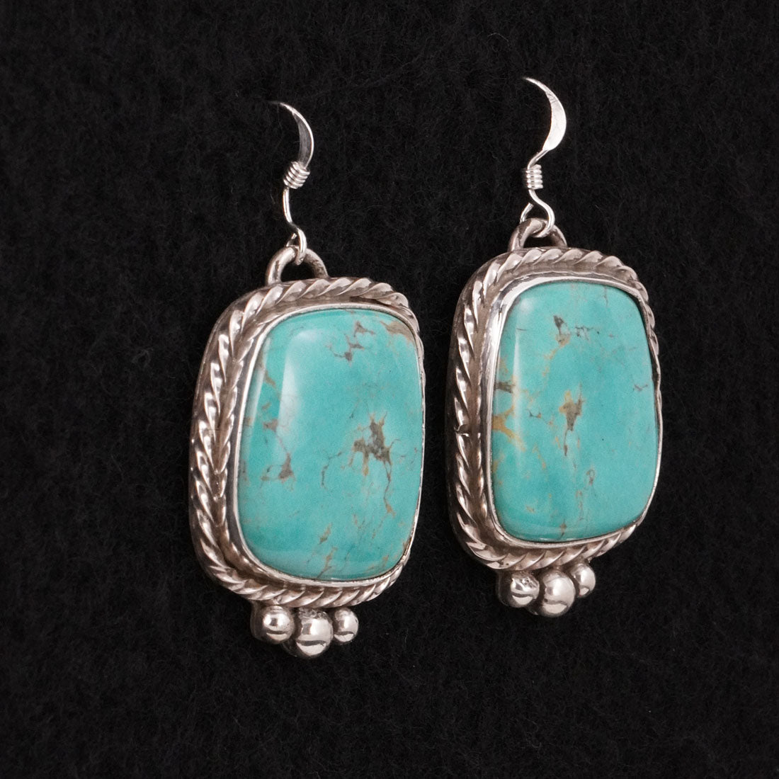 Aaron Robertson Turquoise & Sterling Silver Earrings