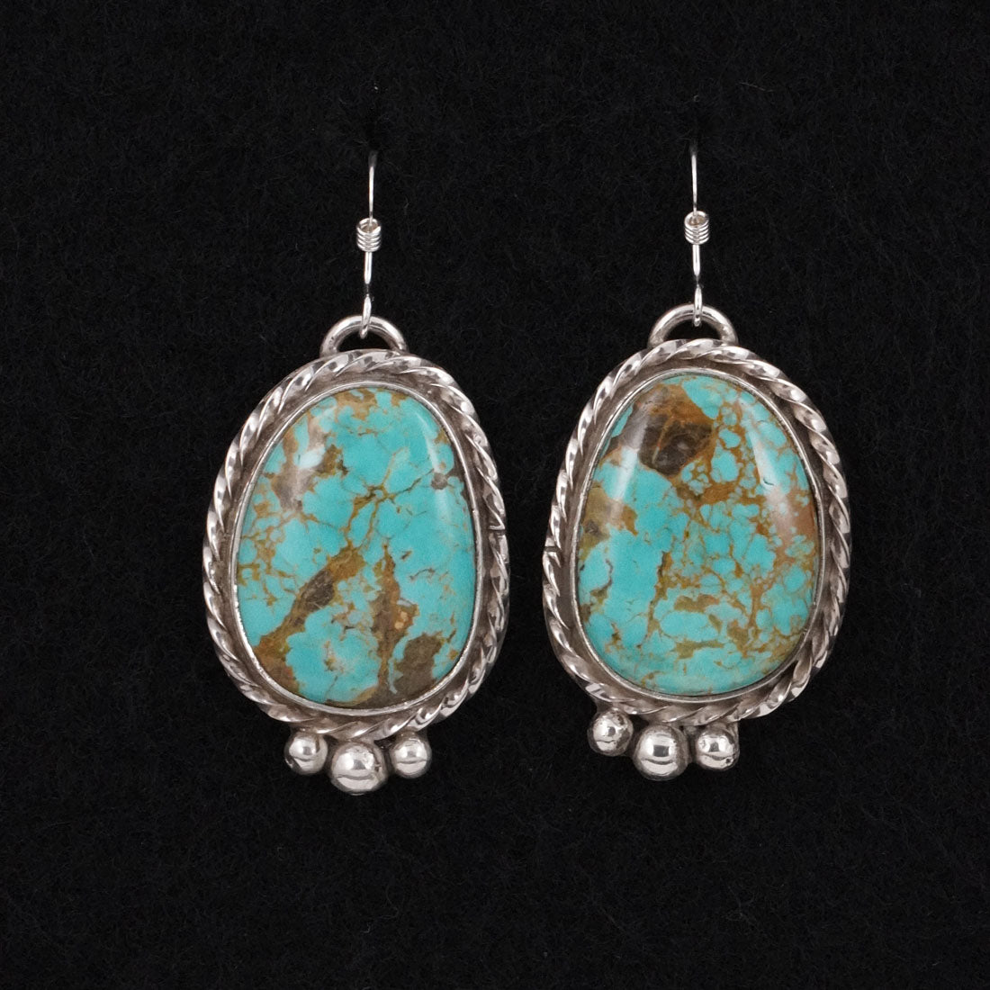Aaron Robertson Turquoise & Sterling Silver Earrings