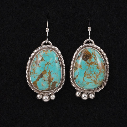 Aaron Robertson Turquoise & Sterling Silver Earrings