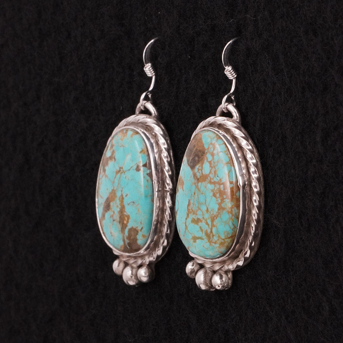 Aaron Robertson Turquoise & Sterling Silver Earrings