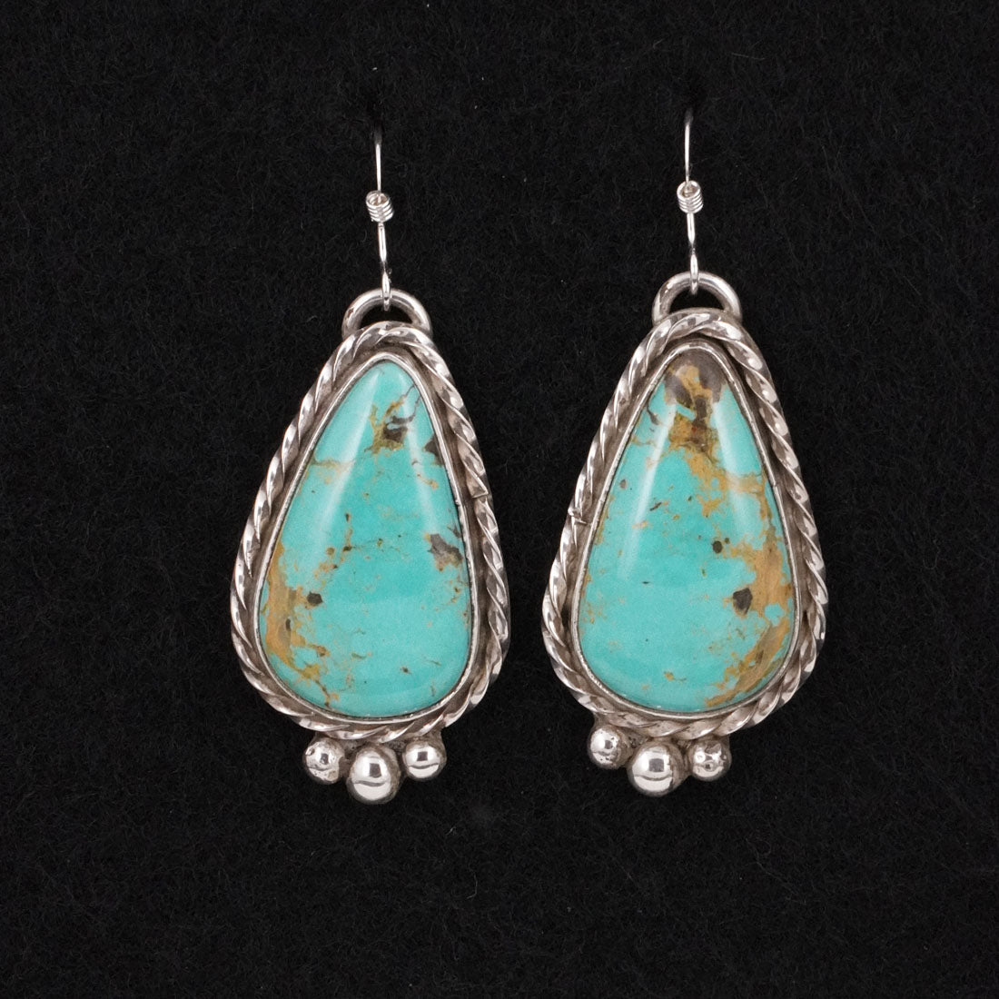 Aaron Robertson Turquoise & Sterling Silver Earrings