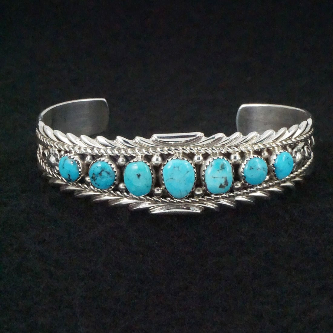 Anthony Brown Turquoise & Sterling Silver Bracelet