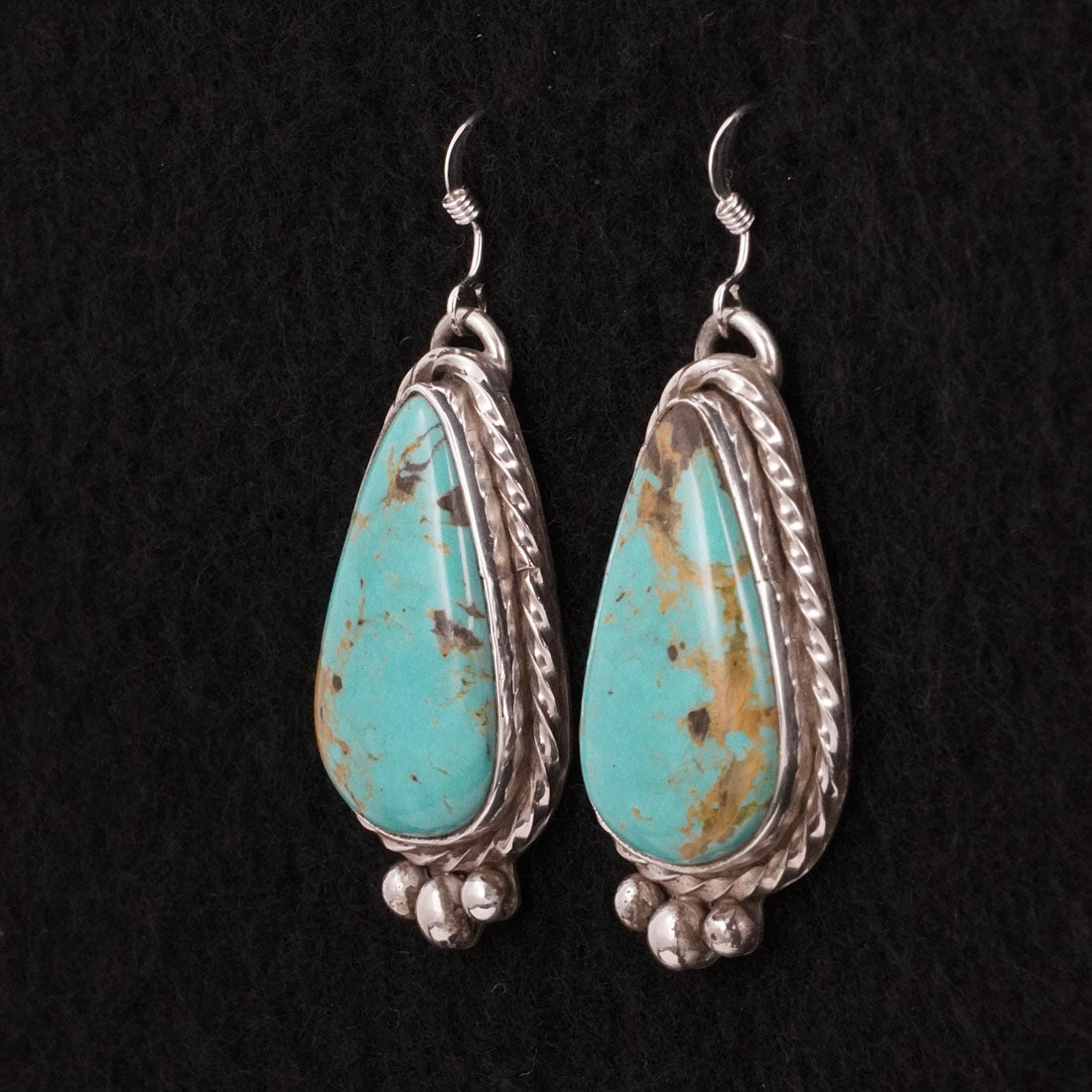 Aaron Robertson Turquoise & Sterling Silver Earrings