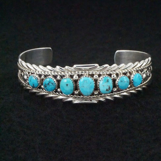 Anthony Brown Turquoise & Sterling Silver Bracelet