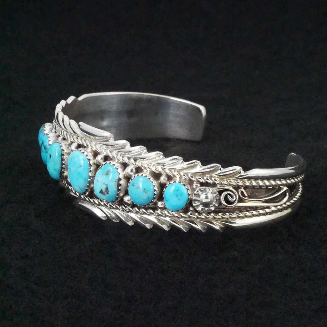 Anthony Brown Turquoise & Sterling Silver Bracelet