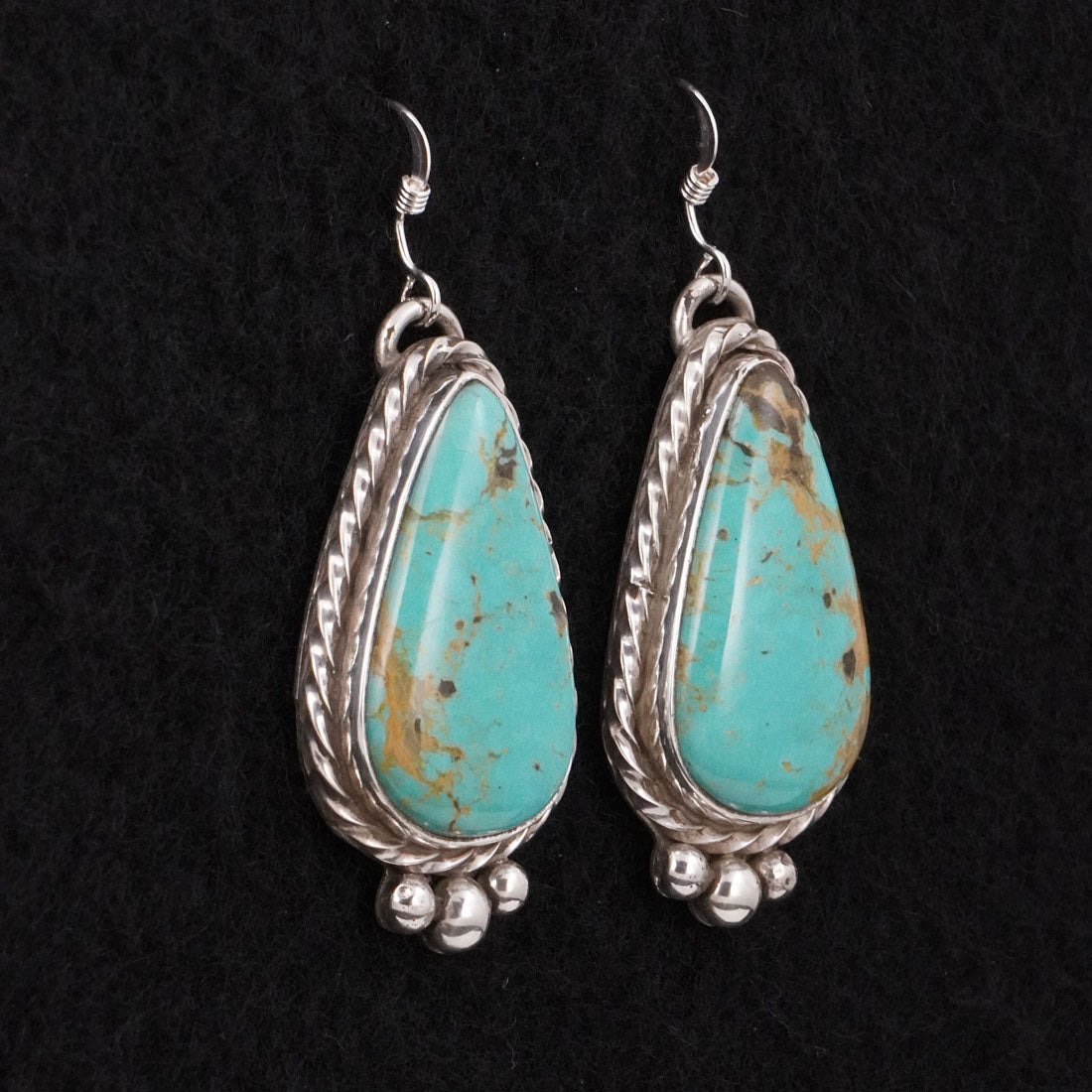 Aaron Robertson Turquoise & Sterling Silver Earrings