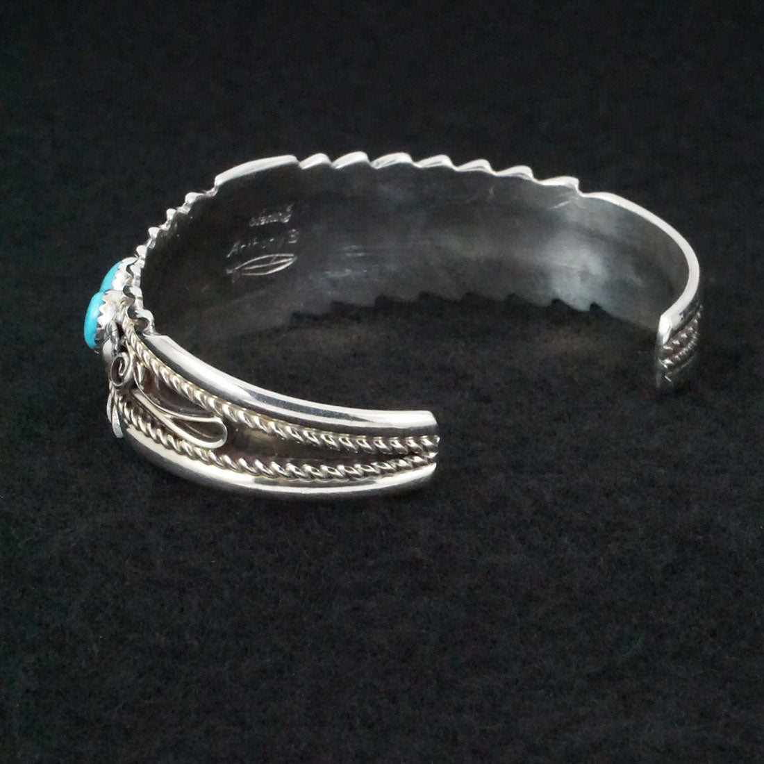 Anthony Brown Turquoise & Sterling Silver Bracelet