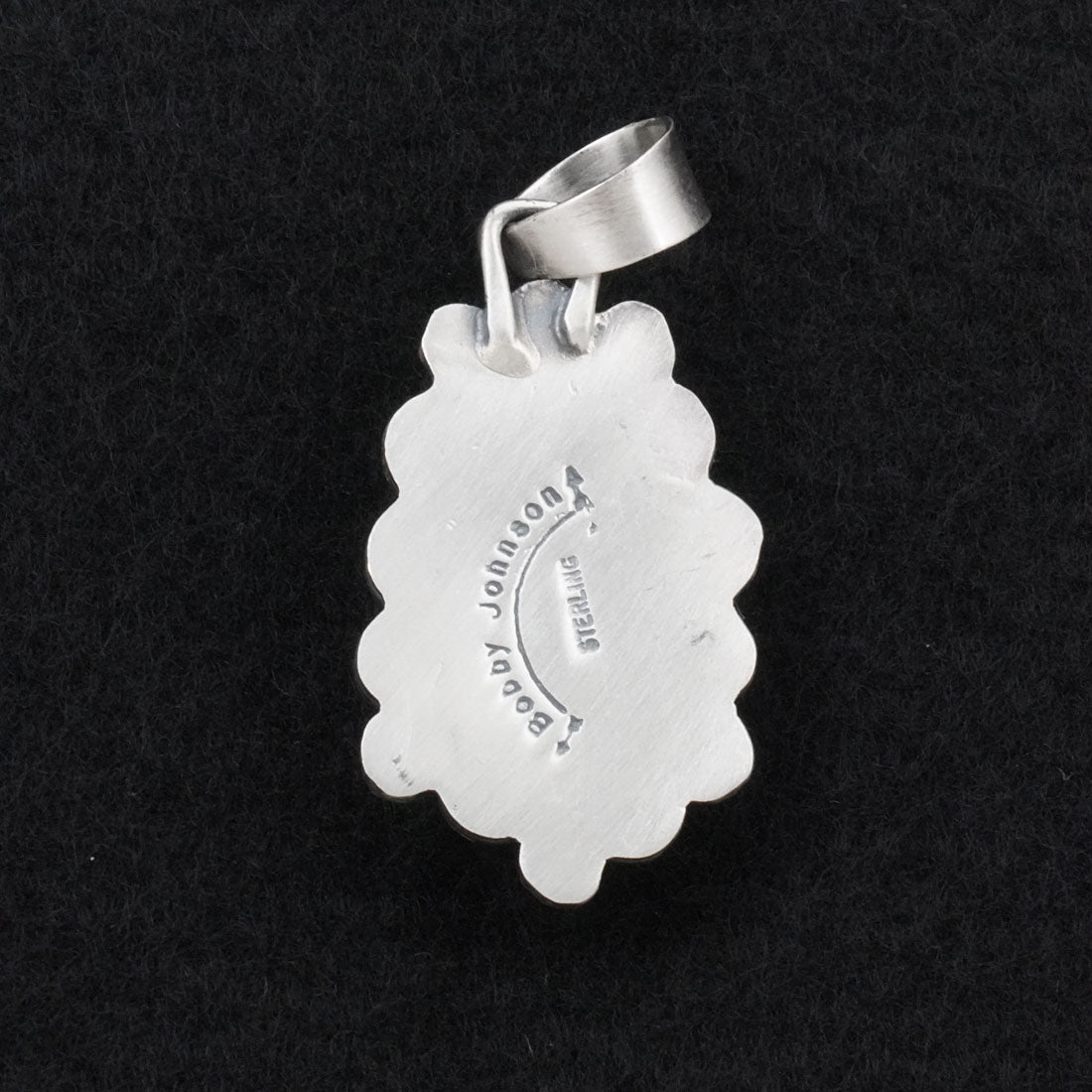 Bobby Johnson Turquoise & Sterling Silver Pendant
