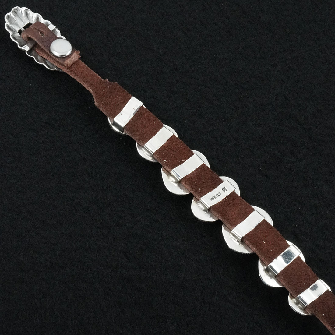 Marlene Ramone Multi-Stone, Sterling Silver & Leather Bracelet