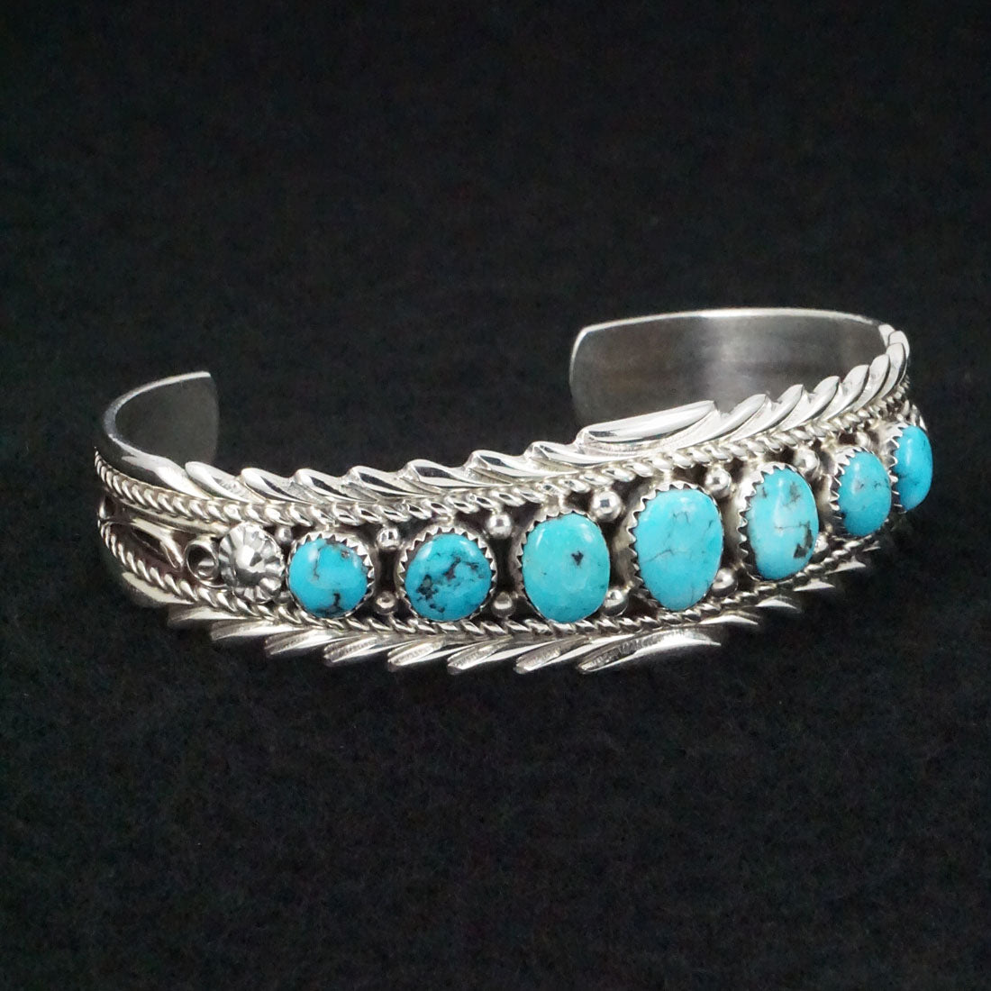 Anthony Brown Turquoise & Sterling Silver Bracelet