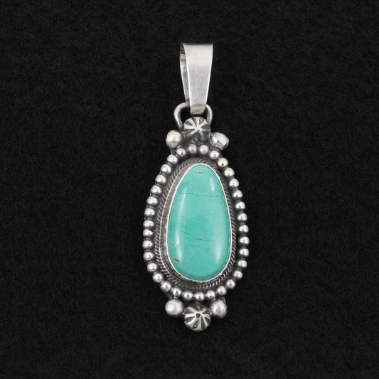 Darrin Livingston Turquoise & Sterling Silver Pendant
