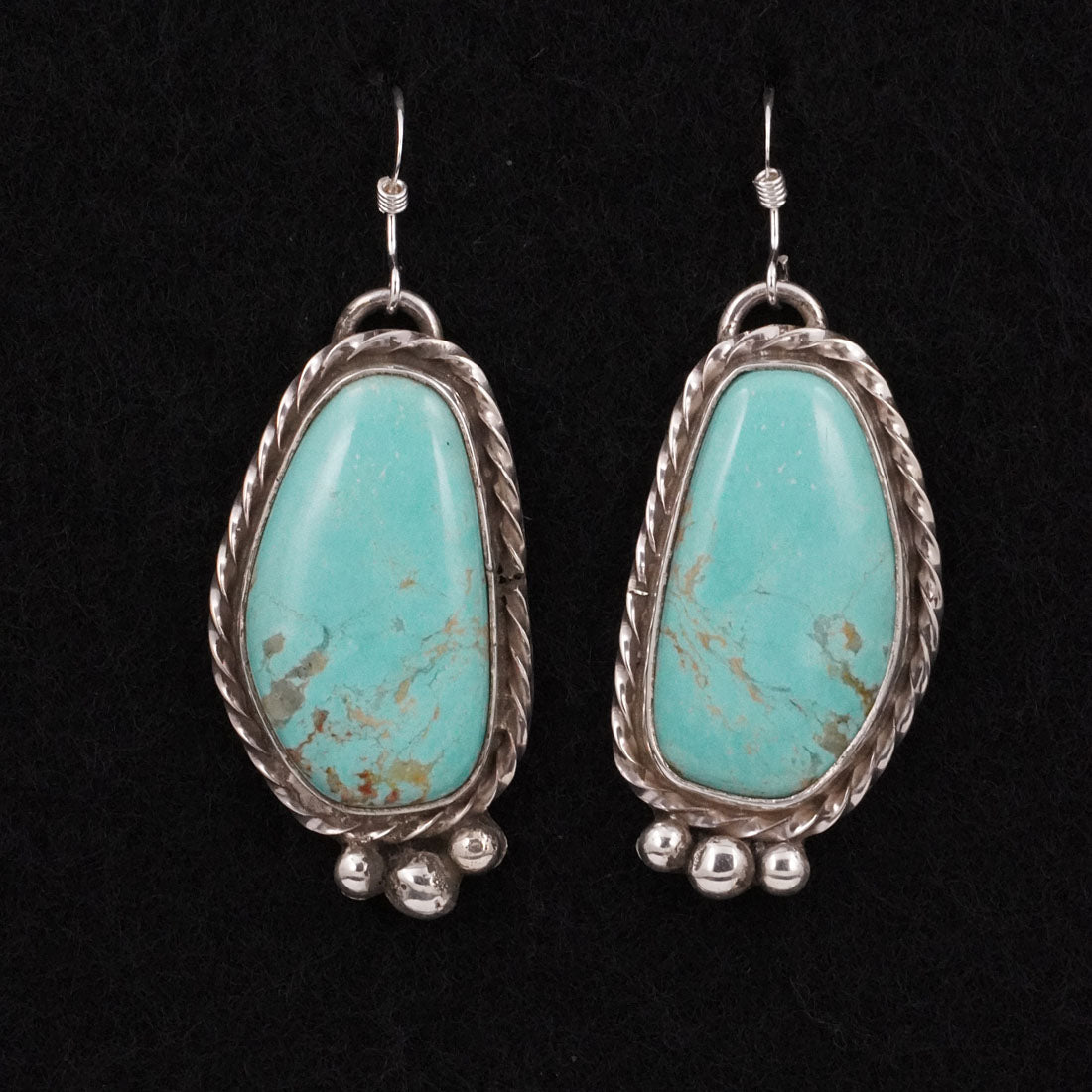 Aaron Robertson Turquoise & Sterling Silver Earrings