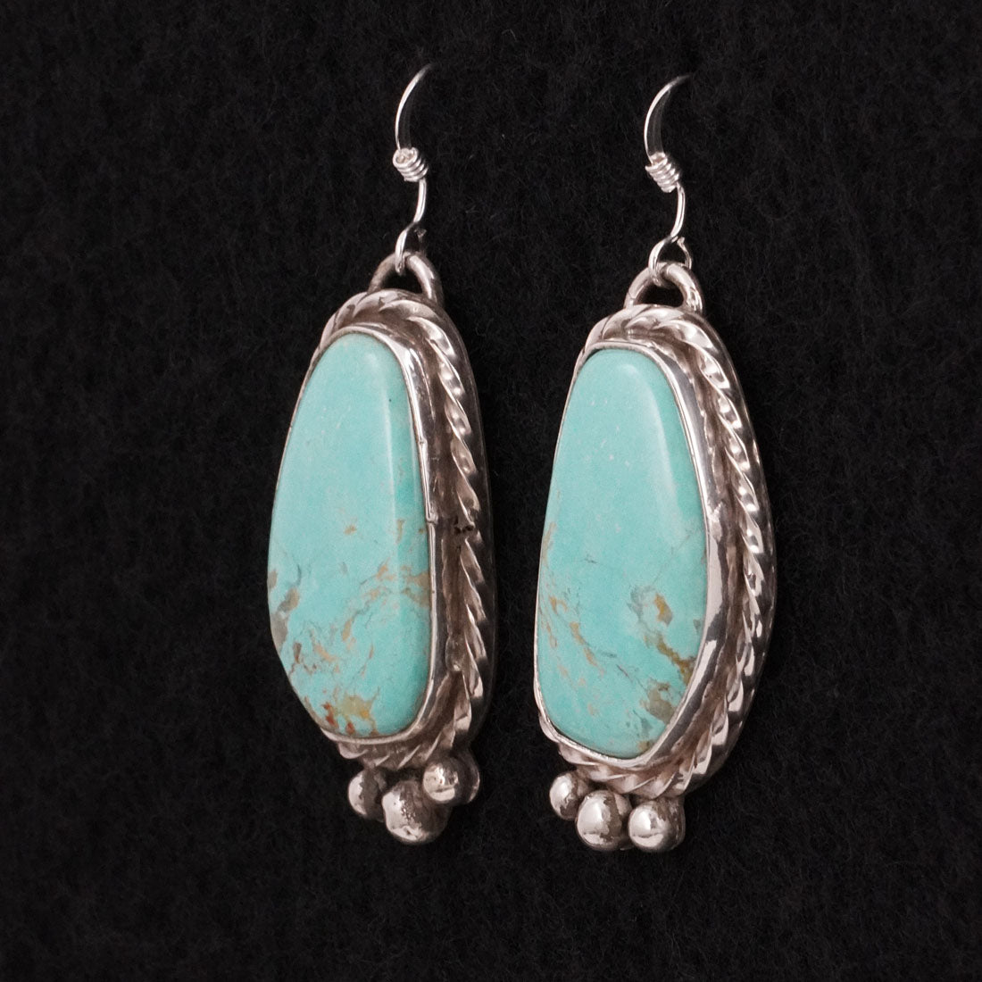 Aaron Robertson Turquoise & Sterling Silver Earrings