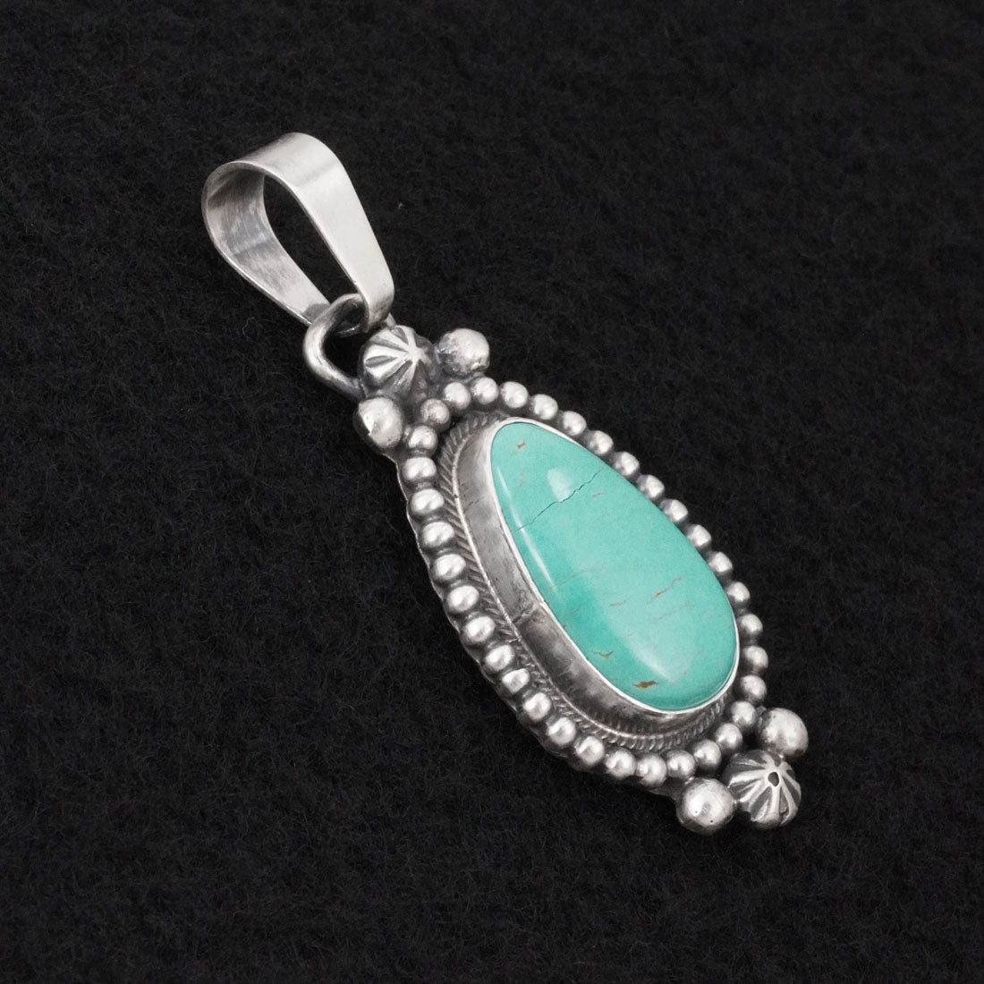 Darrin Livingston Turquoise & Sterling Silver Pendant