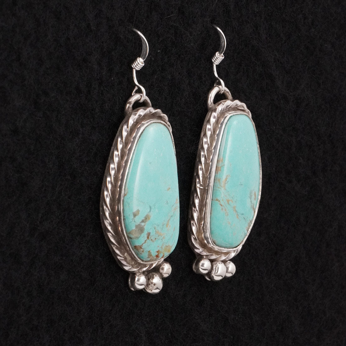 Aaron Robertson Turquoise & Sterling Silver Earrings