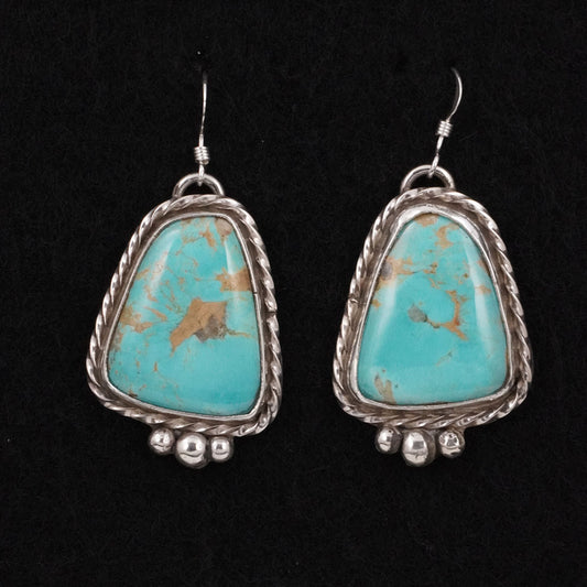 Aaron Robertson Turquoise & Sterling Silver Earrings
