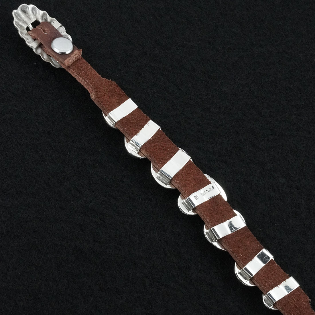 Marlene Ramone Turquoise, Sterling Silver & Leather Bracelet