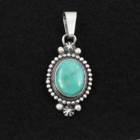 Darrin Livingston Turquoise & Sterling Silver Pendant