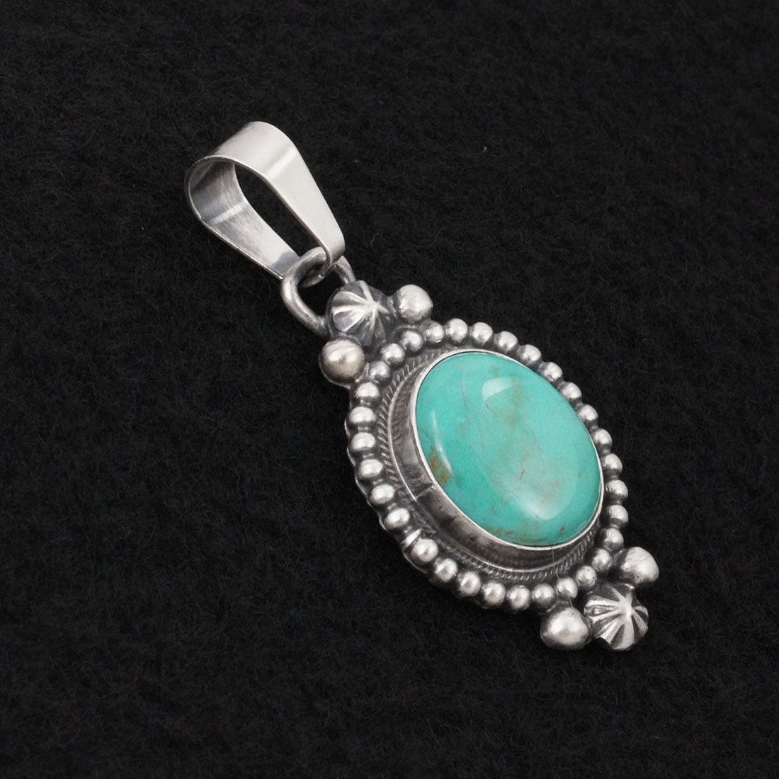 Darrin Livingston Turquoise & Sterling Silver Pendant